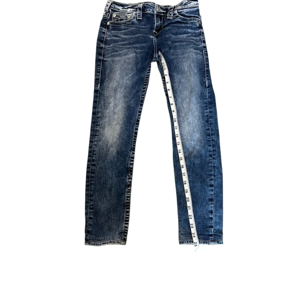 Women's True Religion Blue Skinny Jeans Size 27 - Picture 6 of 10